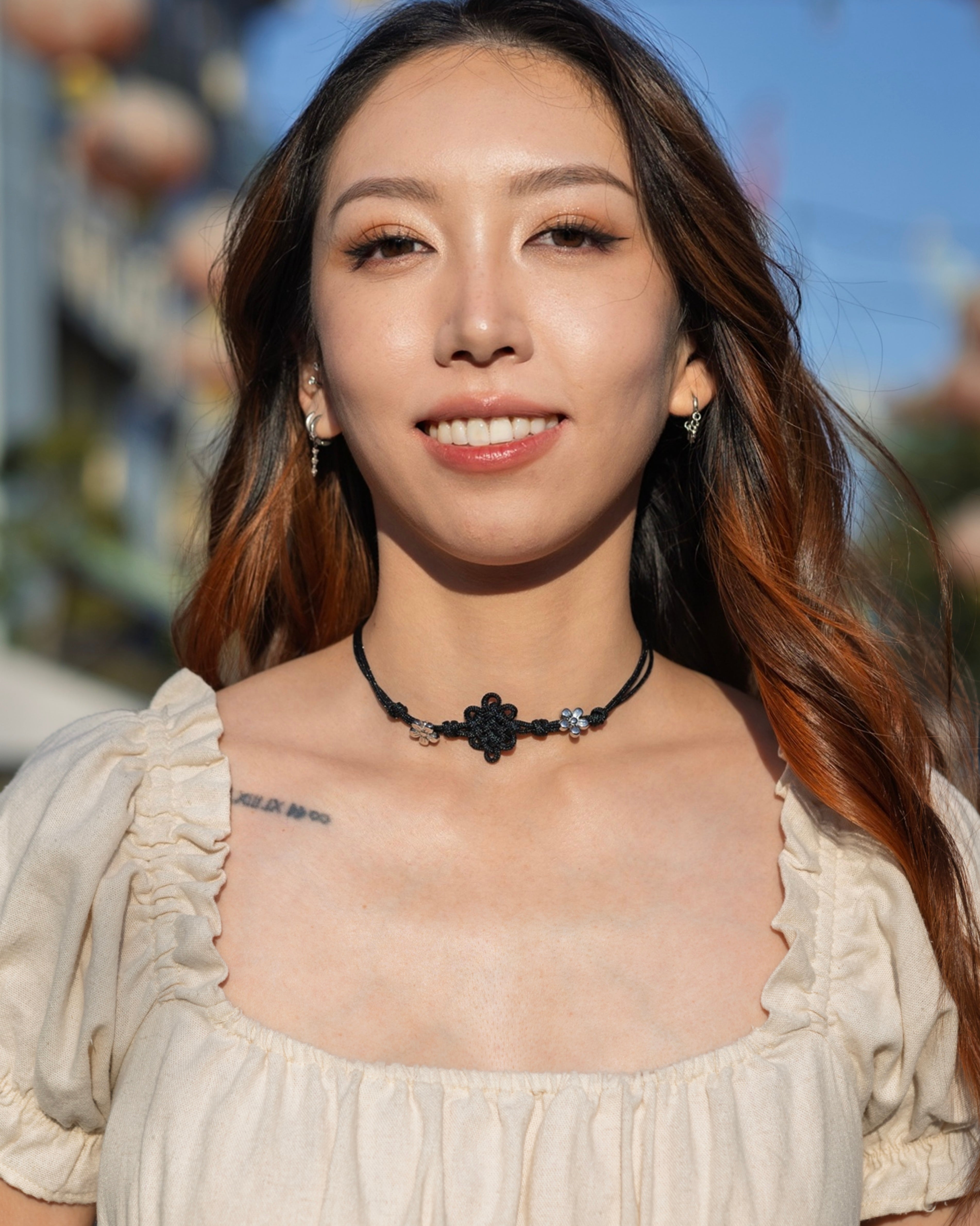 Black Mei (梅) Choker